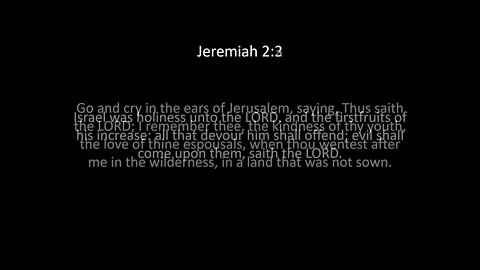 Jeremiah Chapter 2