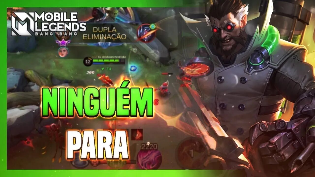 HERÓIS QUE CARREGAM O JOGO | ROGER GAMEPLAY + BUILD | Mobile Legends