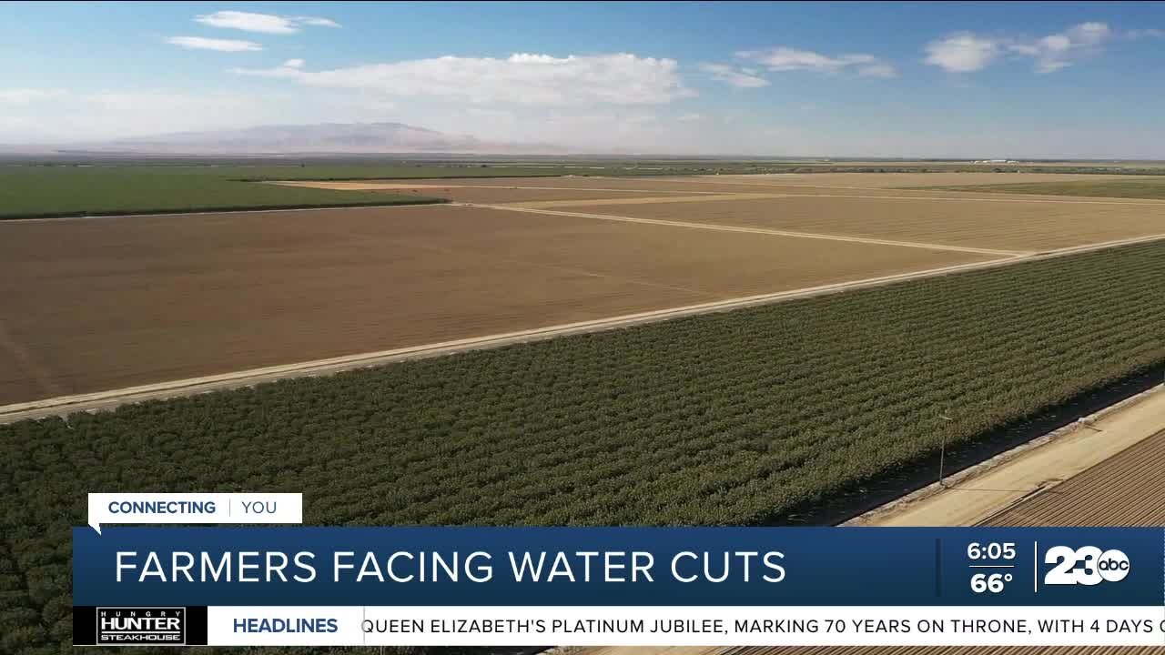 California farmers getting less water due to drought