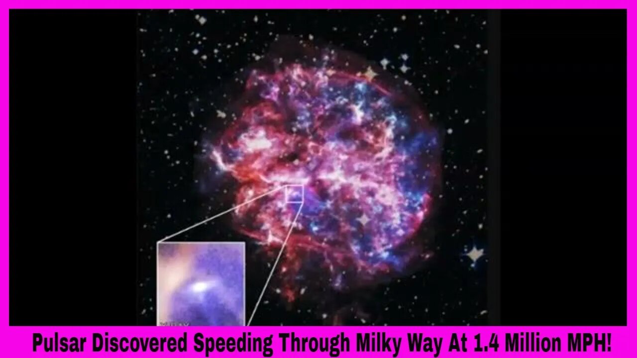 Pulsar Discovered Speeding Through Milky Way At 1.4 Million MPH!