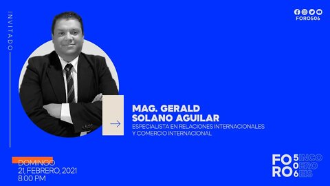 Foro506 S2P3 Mag. Gerald Solano Aguilar