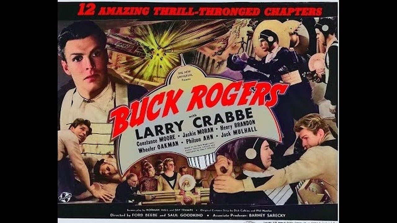 BUCK ROGERS (1939) --A combined colorized version of the 12-chapter Universal serial.