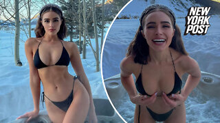 Christian McCaffrey reacts to Olivia Culpo's cheeky bikini photos