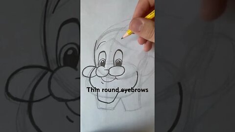 Simple Way to Draw Thin Round Medium Arch Eyebrows #drawing #art #tipsandtricks #cartooncharacter