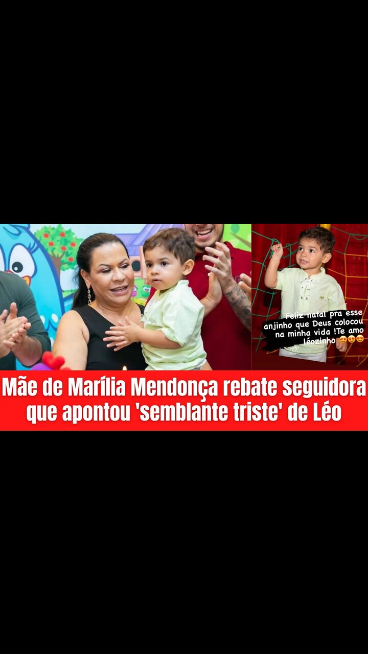 Mãe de Marília Mendonça rebate seguidora que apontou semblante triste de Léo