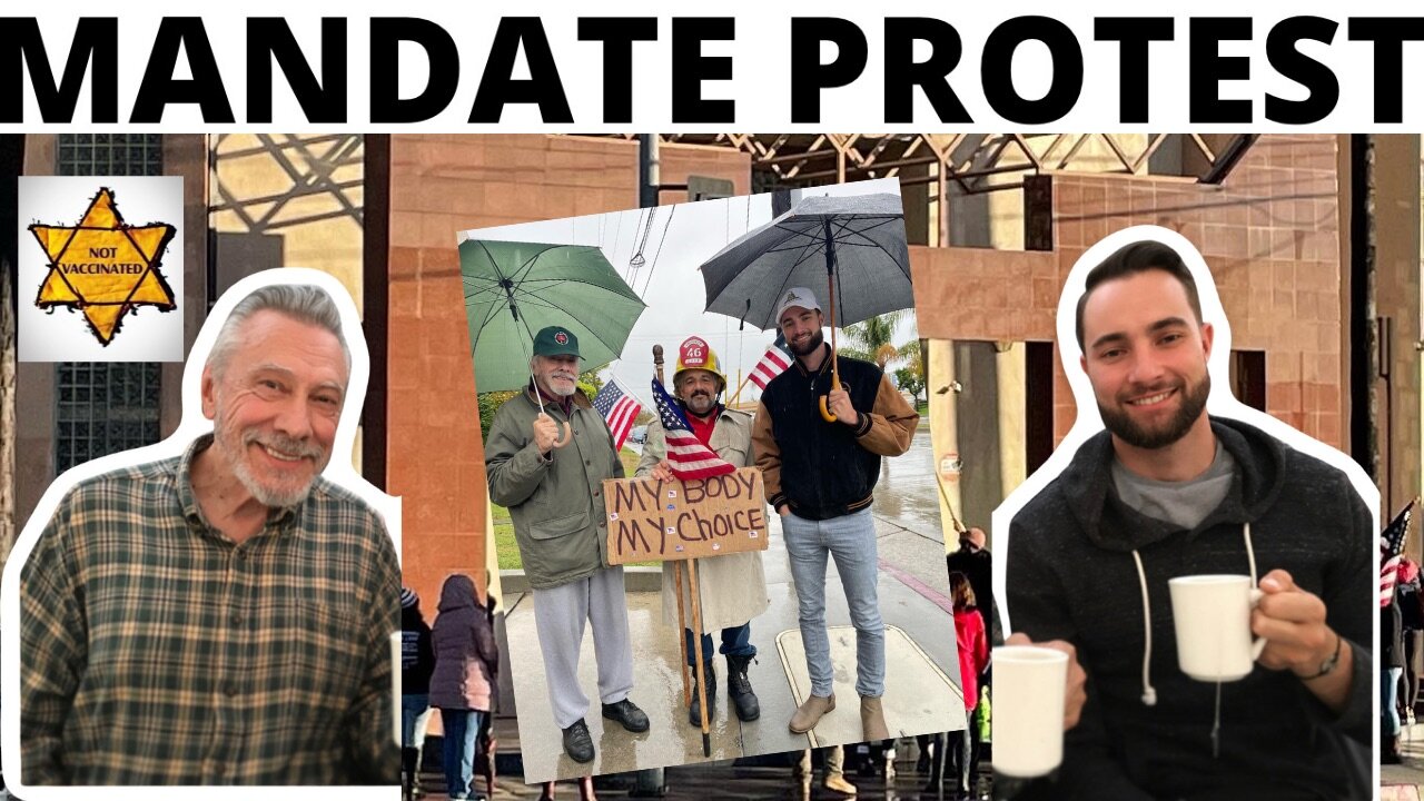 *WE WENT TO A VACCINE MANDATE PROTEST!*