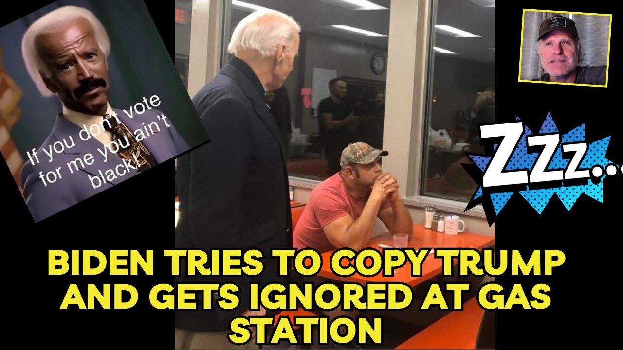 Biden tries to copy Trump and gets ignored at gas station