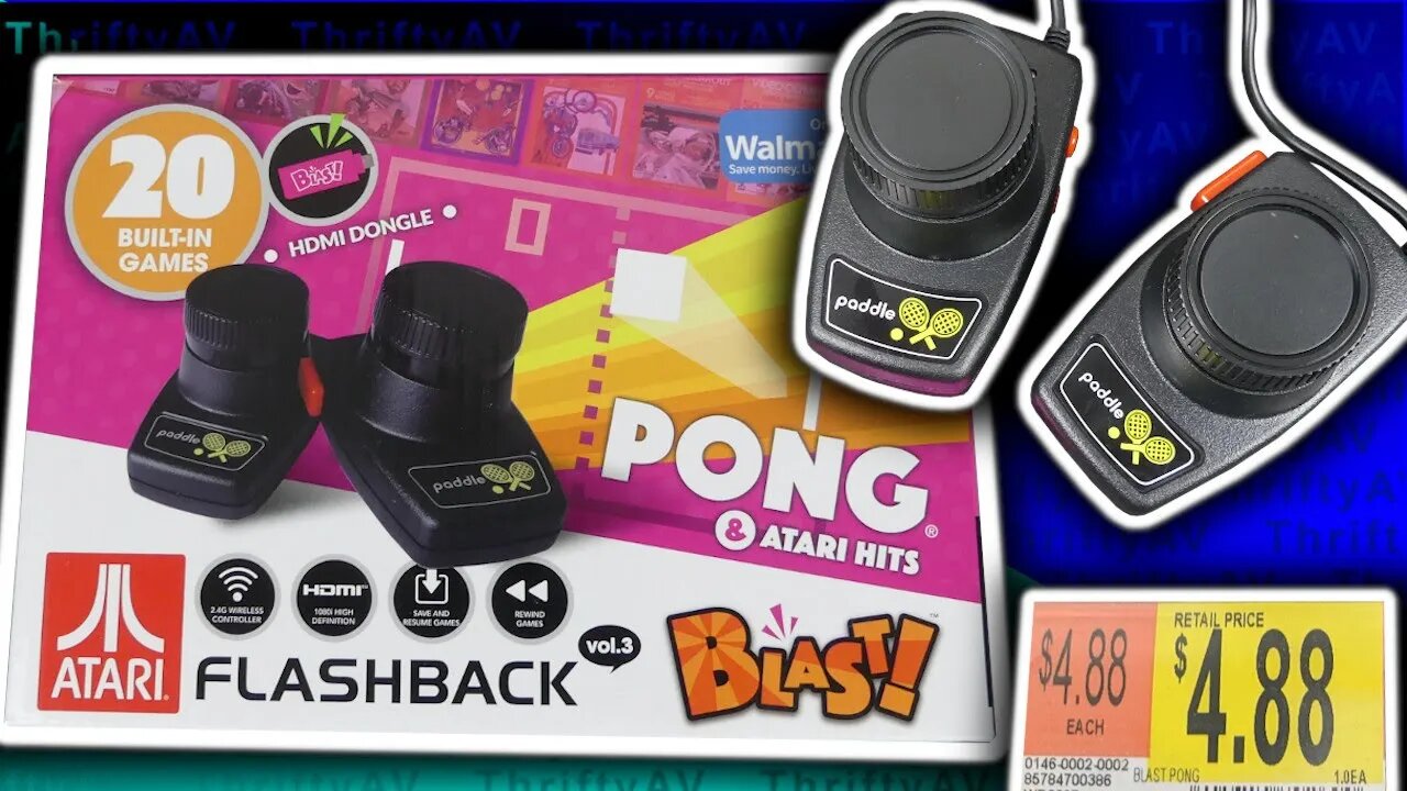 Atari Paddle Console for less than $5! AtGames Atari Flashback Blast vol.3, Pong & Atari Hits