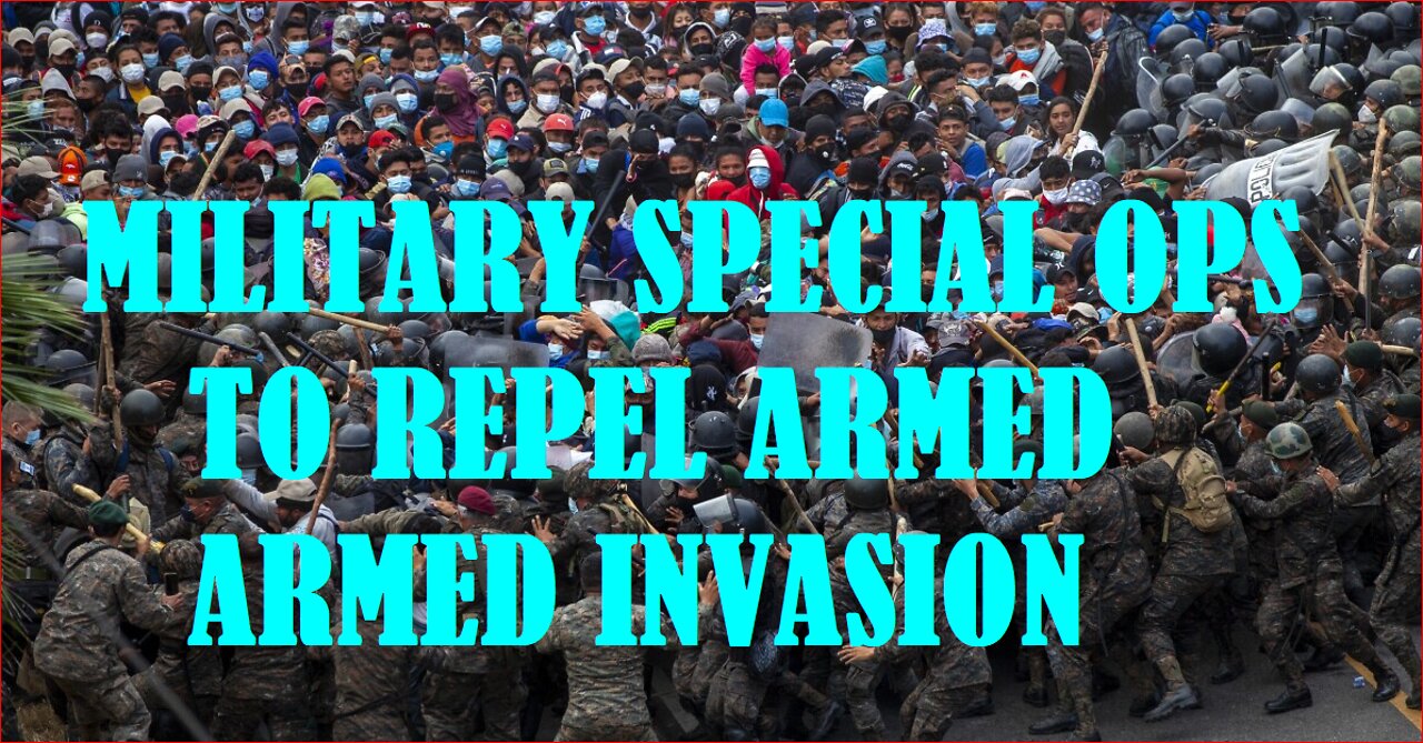 WHITE HATS TO ACT AGAINST ARMED INVASION FROM SOUTH AMERICA