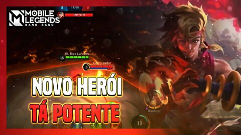 FINALMENTE TESTEI O NOVO HERÓI YIN, VEIO PRA COLAB COM JUJUTSU? | FICOU TOP | Mobile Legends