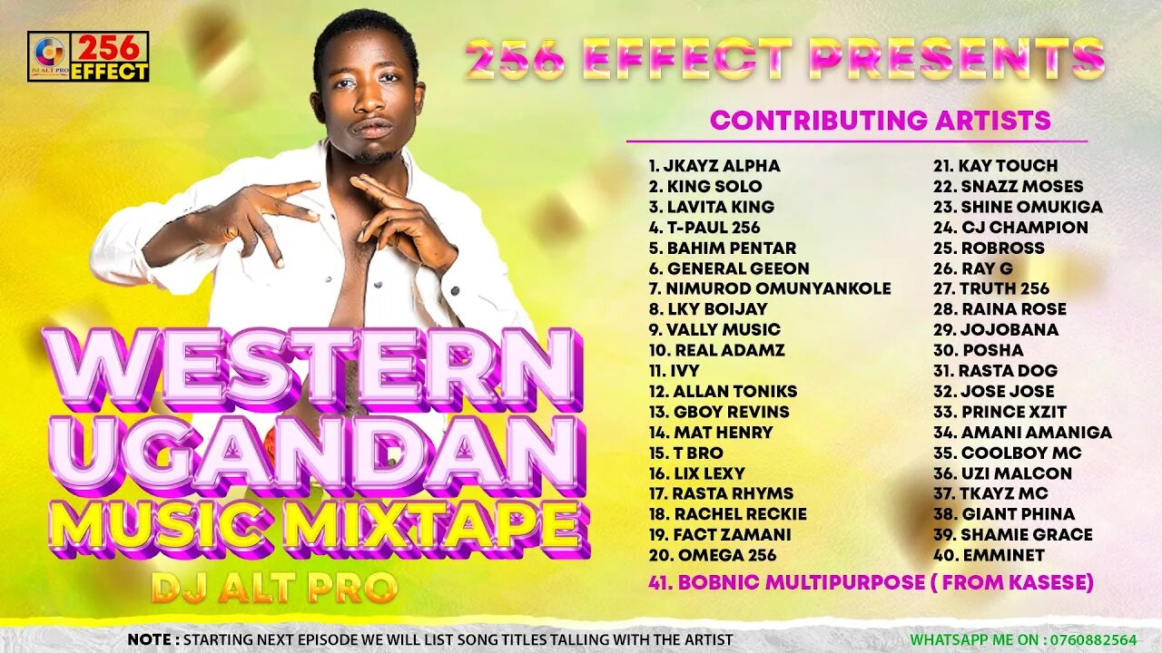 WESTERN UGANDA MUSIC MIXTAPE BY DJ ALT PRO AFRICAS FINEST