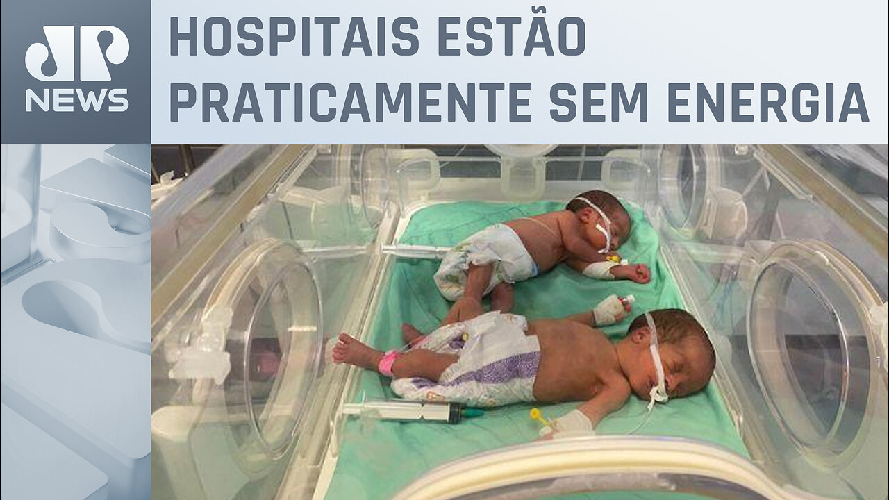 Bebês em incubadoras estão em risco de vida por falta de combustíveis em Gaza