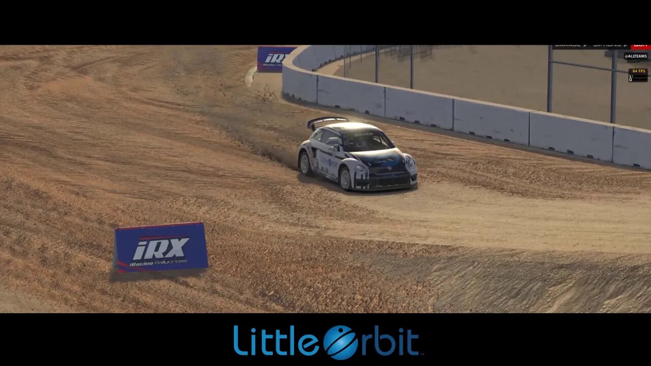 Gordo driving the Little Orbit VW Beetle in iRacing