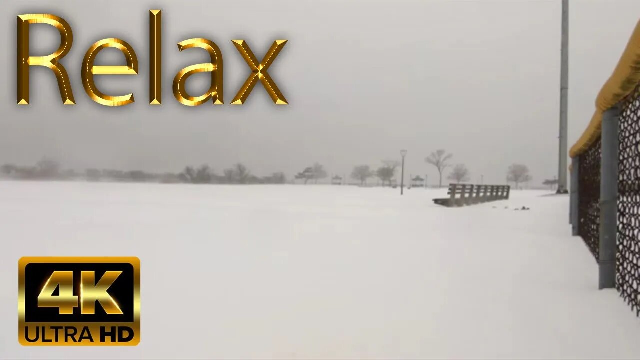 Blizzard Sounds - Winter Storm At the Docks