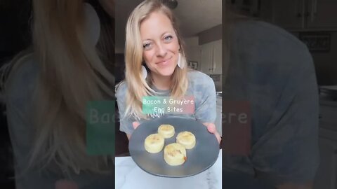 bacon & gruyère egg bites keto recipes for beginners #Shorts