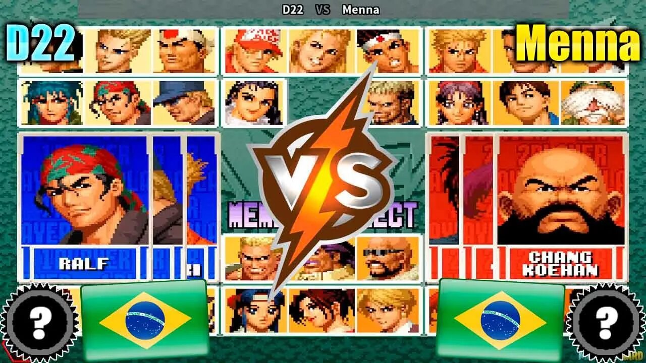 The King of Fighters '96: The Anniversary Edition (D22 Vs. Menna) [Brazil Vs. Brazil]