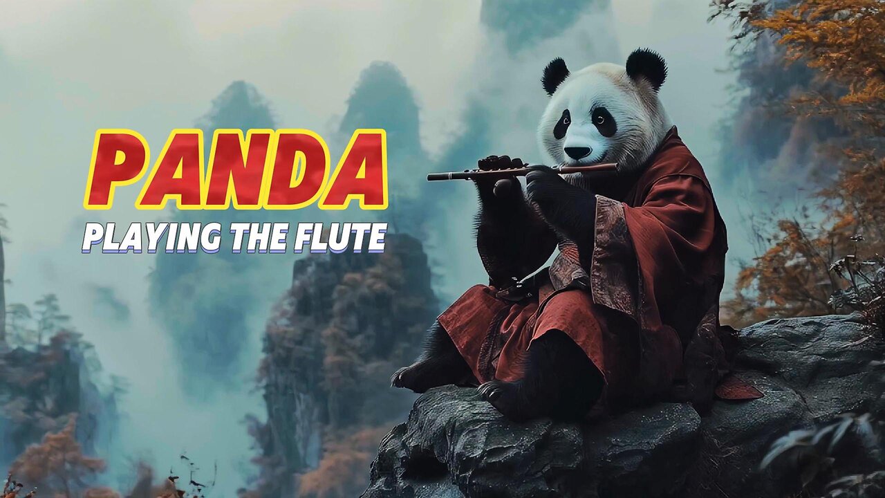 Panda plays the flute? You haven't seen (You can see everything if you live long)