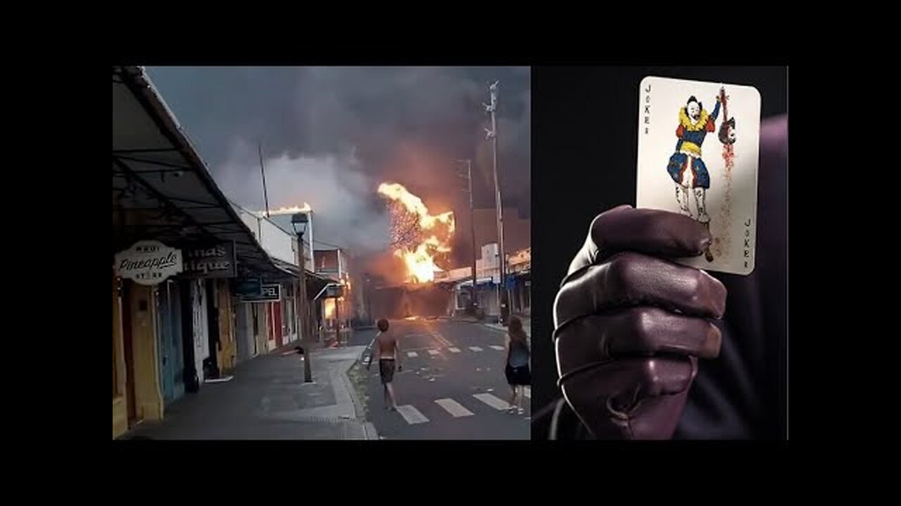 THE MAUI CALLING CARD! WELL OF COURSE THIS EVENT HAPPENED ON THE SAME DAY AS THE _FIRES!_