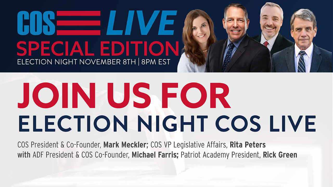 COS Live! Special Edition: Election Night 2022