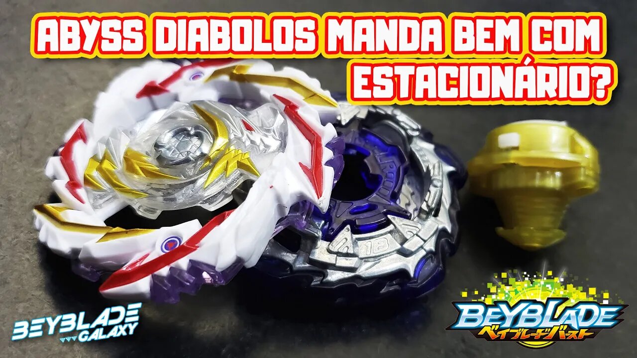 Testando 018 - ABYSS DIABOLOS .R 1B contra três combos - Beyblade Burst ベイブレードバースト