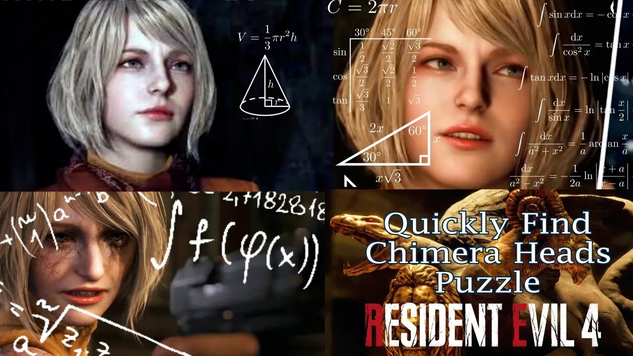 Beat the Chimera Heads Puzzle with EASE - RE4 Remake Part 12