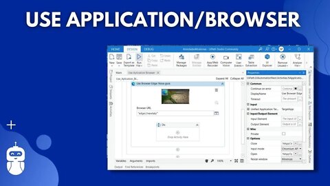 UiPath - Use Application/Browser - Modern Design