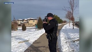 Broomfield officer stops at sledding hill - clocks the speeds!