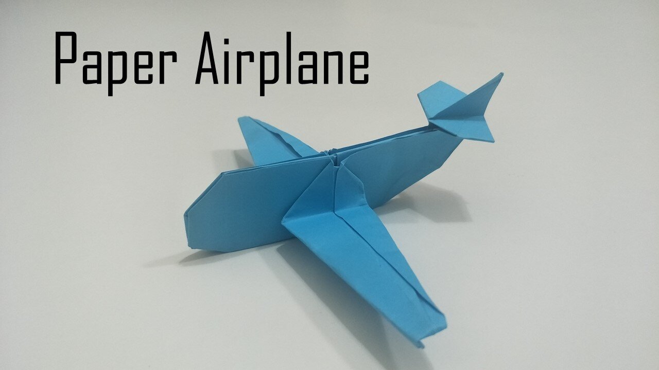 How to Make Origami Paper Airplane