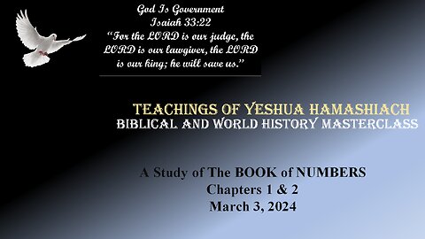 3-3-24 Study of the Book of Numbers Chapters 1 & 2