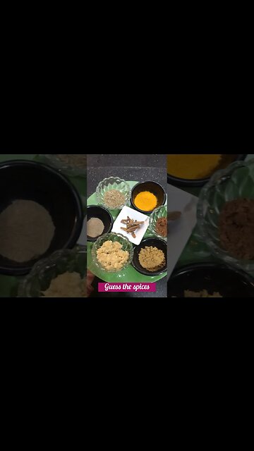 Guess the spices with husband #games #challenge #husbandwife #shorts