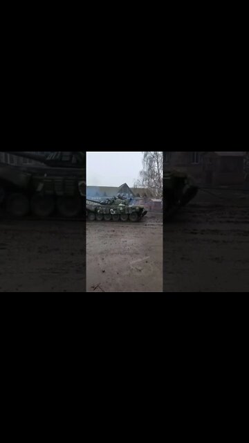 🇺🇦BTS-4 dragging captured T-72B1