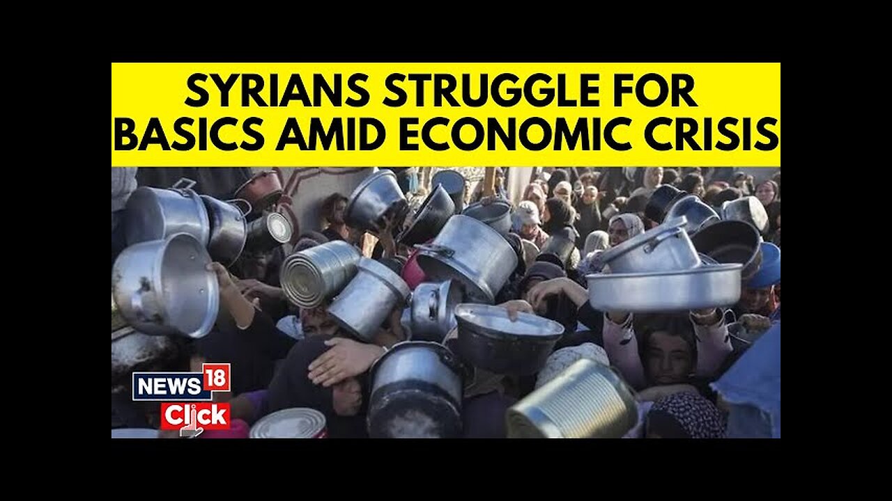 Syria War | Damascus Residents Rush To Buy Flatbread As Bakeries Reopen, Ration Limits Raise | N18G