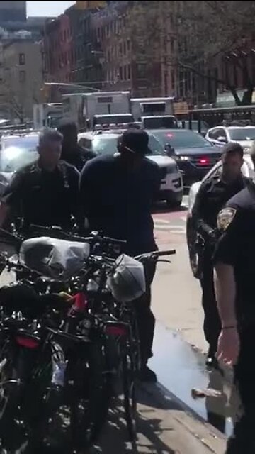 WATCH: Video shows arrest of suspect in Brooklyn subway shooting