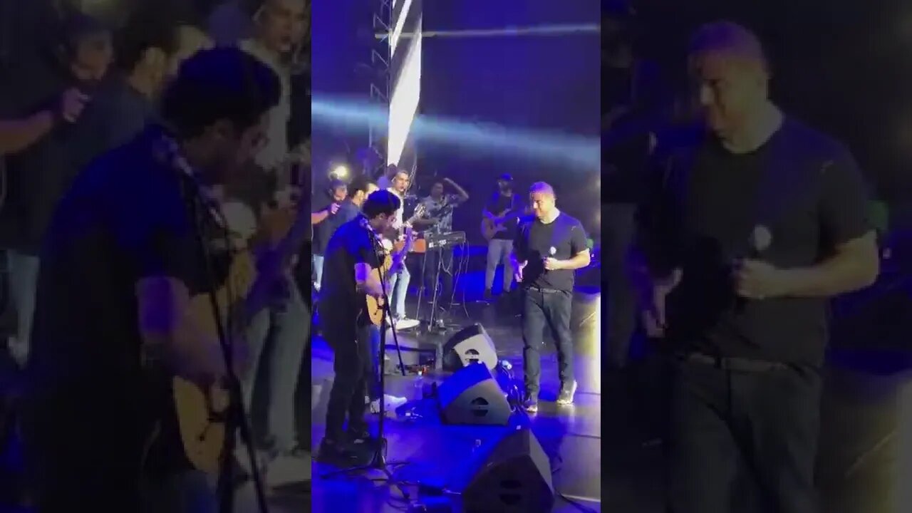 شاهد أعجاب عمرو دياب بعازف الجيتار 🎸🎸