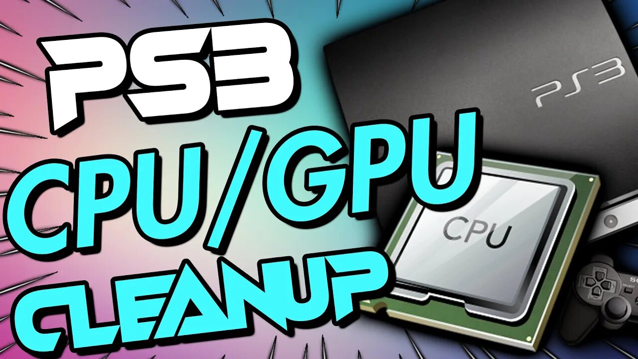 PS3 CPU/GPU Clean Up - Maintenance after 12 Years! - New Thermal Paste