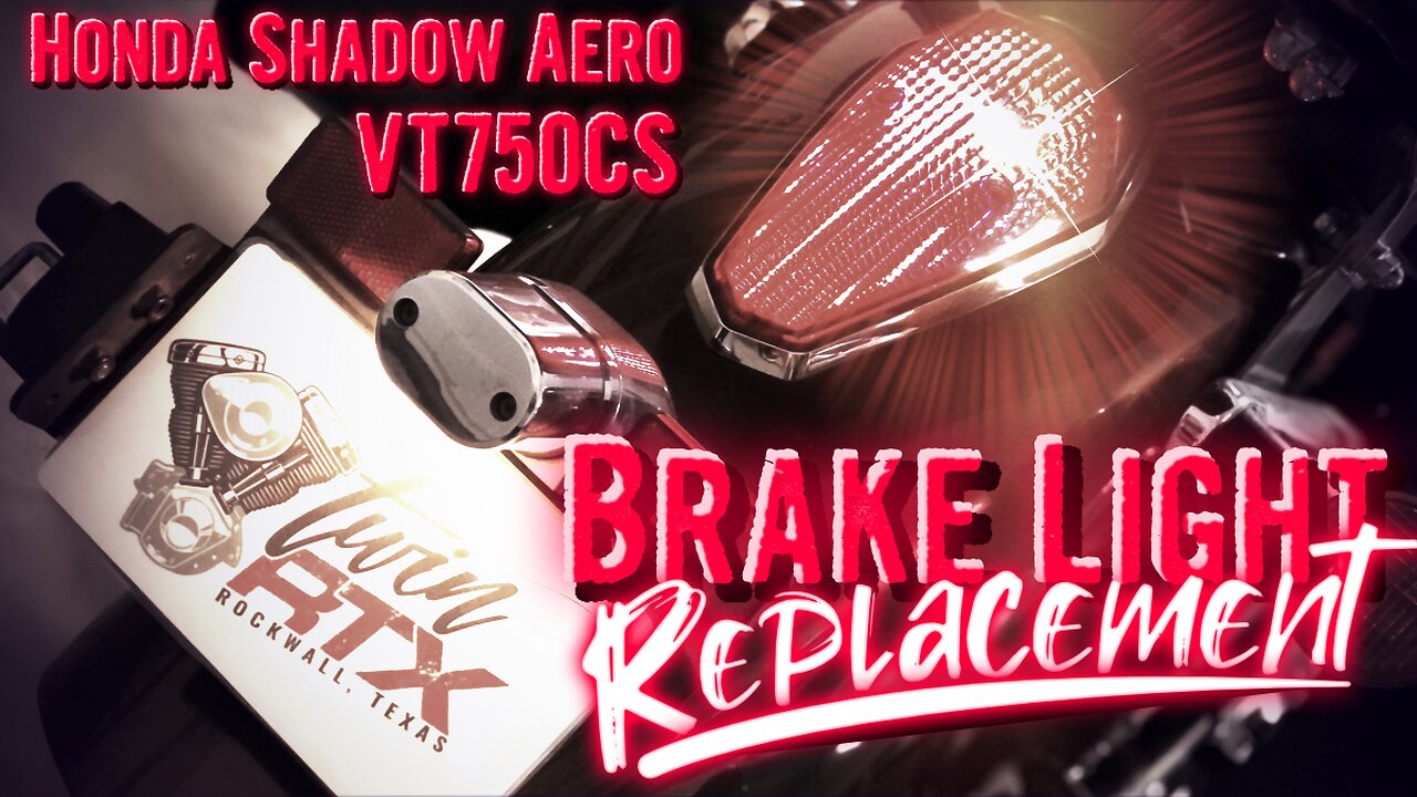 Honda Shadow Aero VT750CS | Brake Light Assembly Replacement