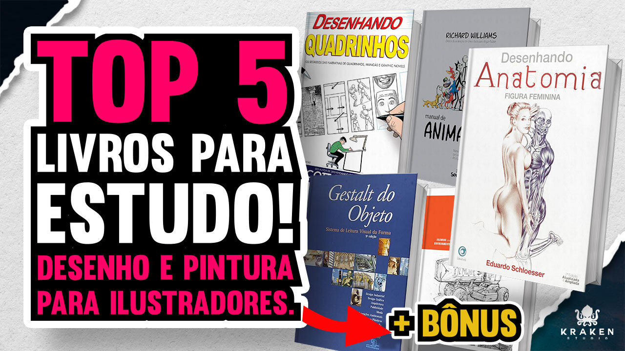 5 livros obrigatórios para qualquer ilustrador!