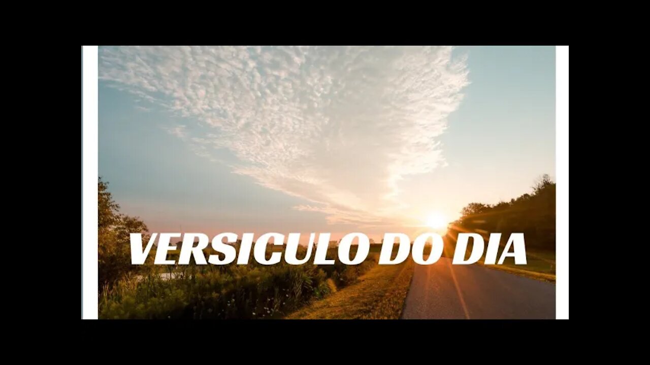 VERSÍCULO DO DIA 18/04/2022