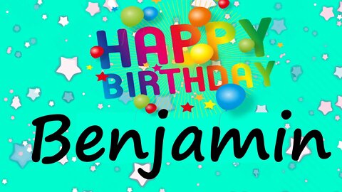 Happy Birthday to Benjamin - Birthday Wish From Birthday Bash