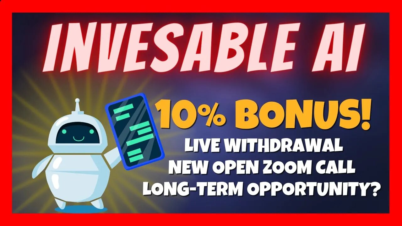 INVESABLEAI Review 🚀 Get An Extra 10% Bonus 🚨 LIMITED TIME 🚨 Live Withdrawal 💰 Long-Term Platform❓