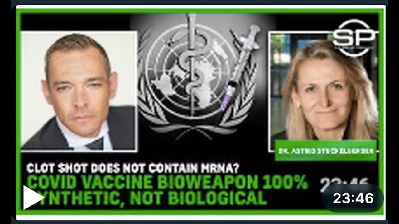 Clot Shot Does NOT Contain mRNA? Covid Vaccine BIOWEAPON 100% SYNTHETIC, NOT BIOLOGICAL