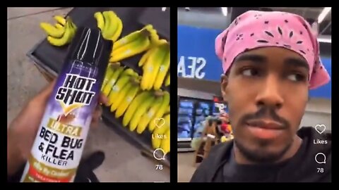 Man Sprays Bug Spray On Food In 'Prank'
