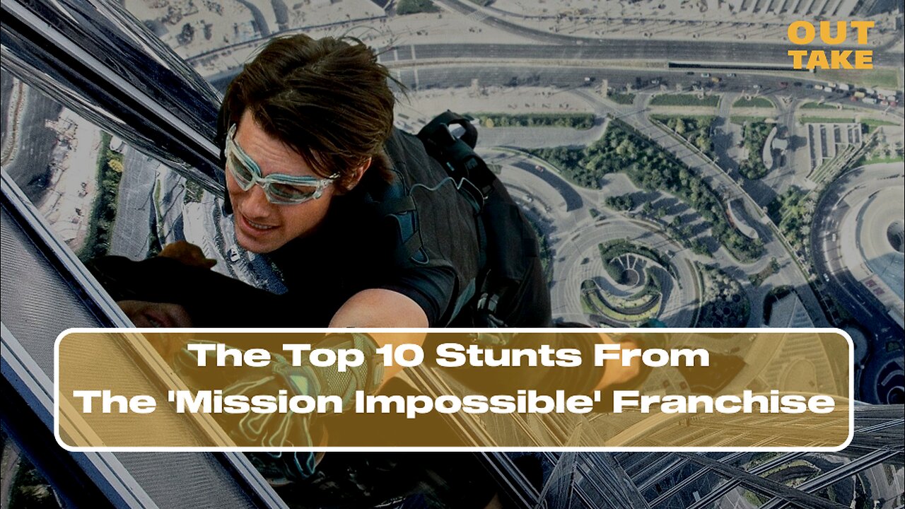 The Top 10 Stunts From Tom Cruise's 'Mission Impossible' Franchise (TEES AVAILABLE IN BIO)