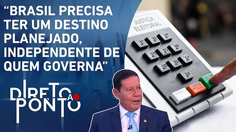 Mourão analisa proposta de acabar com reeleição e realizar pleitos no mesmo ano | DIRETO AO PONTO