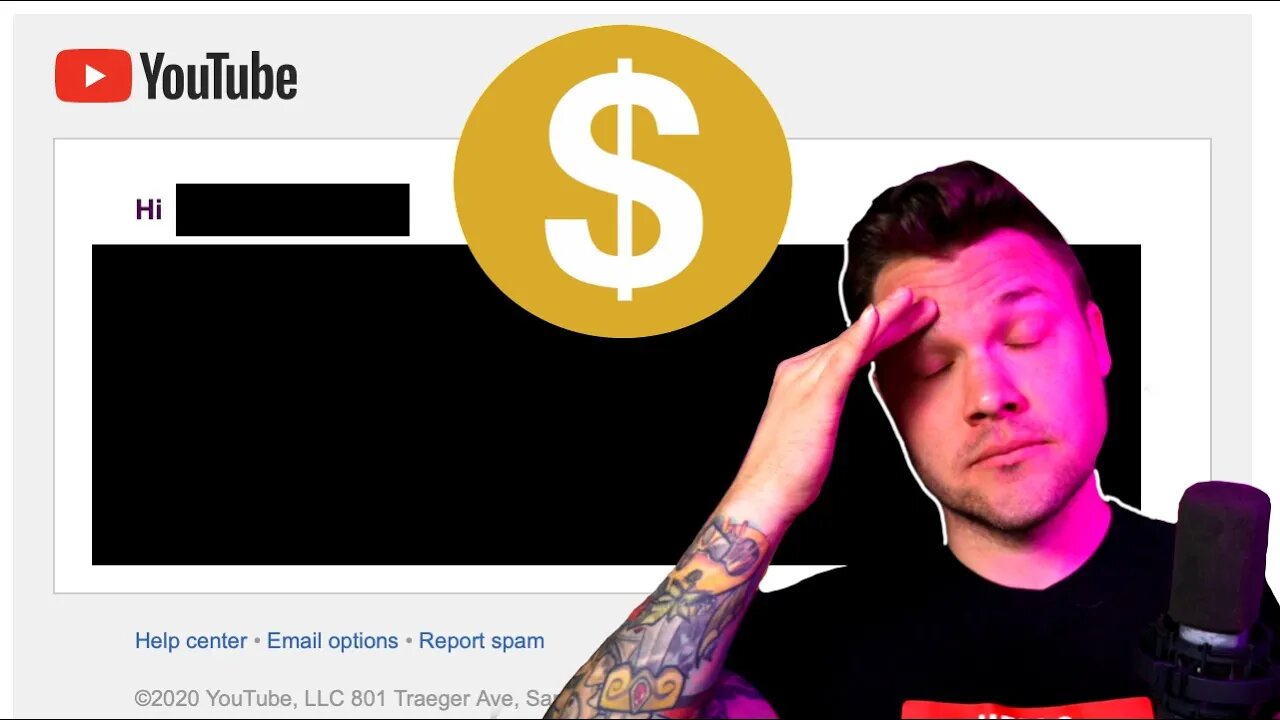 I Got An Email From YouTube...