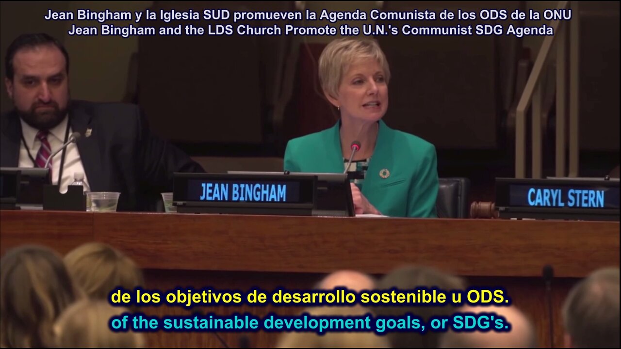 Jean Bingham and the LDS Church Promote the UN's Communist SDG Agenda