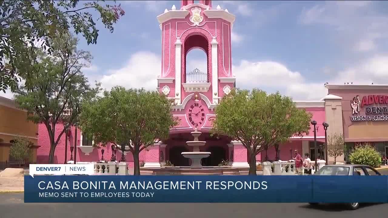 Casa Bonita responds to employees’ list of demands in staff memo Friday