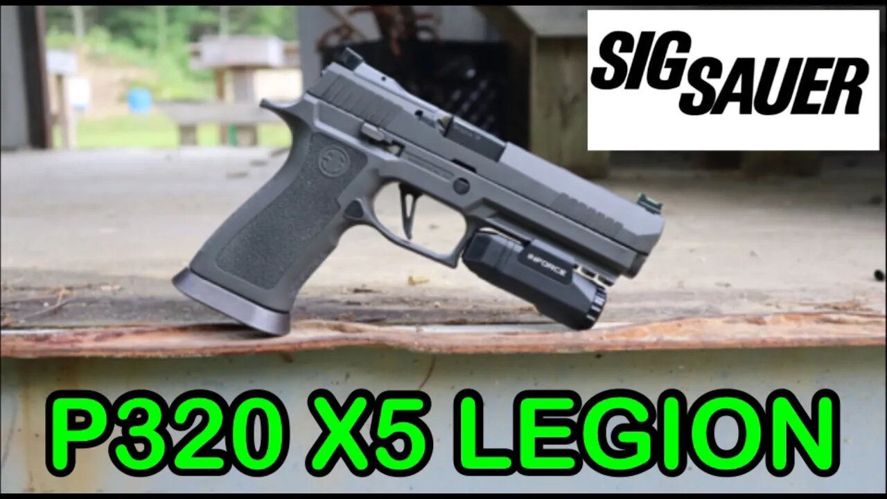 SIG SAUER P320 X5 LEGION PISTOL TEST & REVIEW / BEST COMPETITION READY GUN?