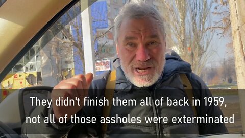 Resident of Donetsk curses Zelensky and nationalists from the west