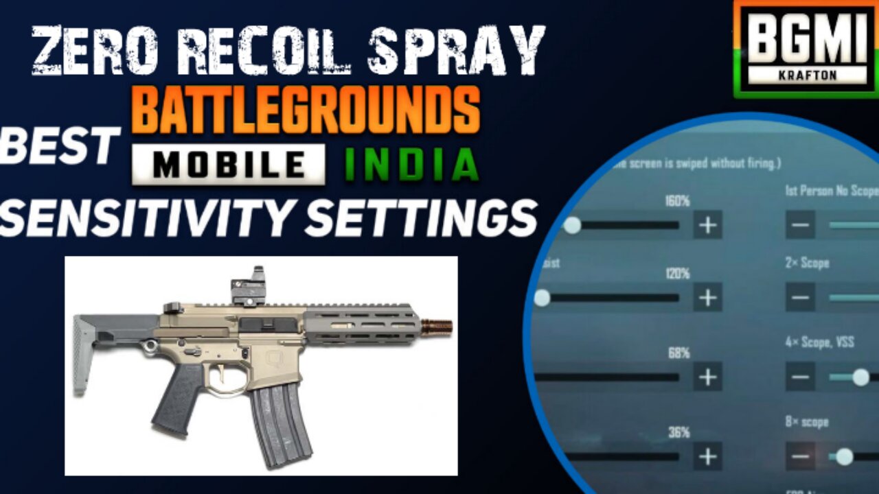 HONEY BADGER RECOIL CONTROL SPRAY | BEST SENSITIVITY | PUBG | BGMI |